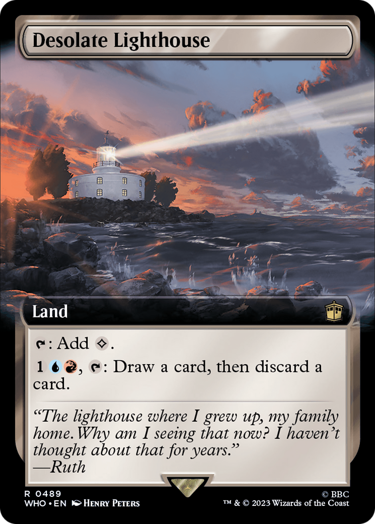 Desolate Lighthouse (Extended Art) (WHO-489)  - Doctor Who: (Extended Art)