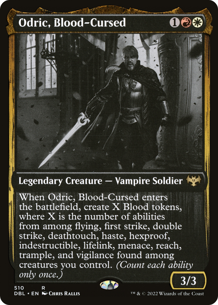 Odric, Blood-Cursed (DBL-510)  Foil - Innistrad: Double Feature