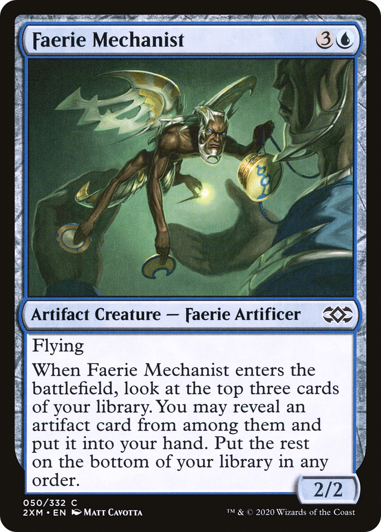 Faerie Mechanist (2XM-050)  Foil - Double Masters