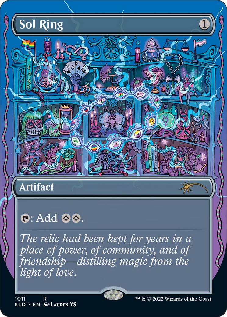 Sol Ring (1011) (SLD-1011)  Foil - Secret Lair Drop (Borderless)