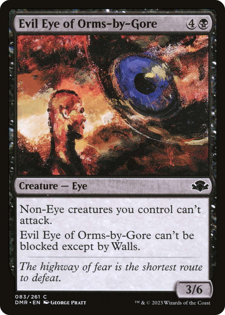 Evil Eye of Orms-by-Gore (DMR-083)  - Dominaria Remastered