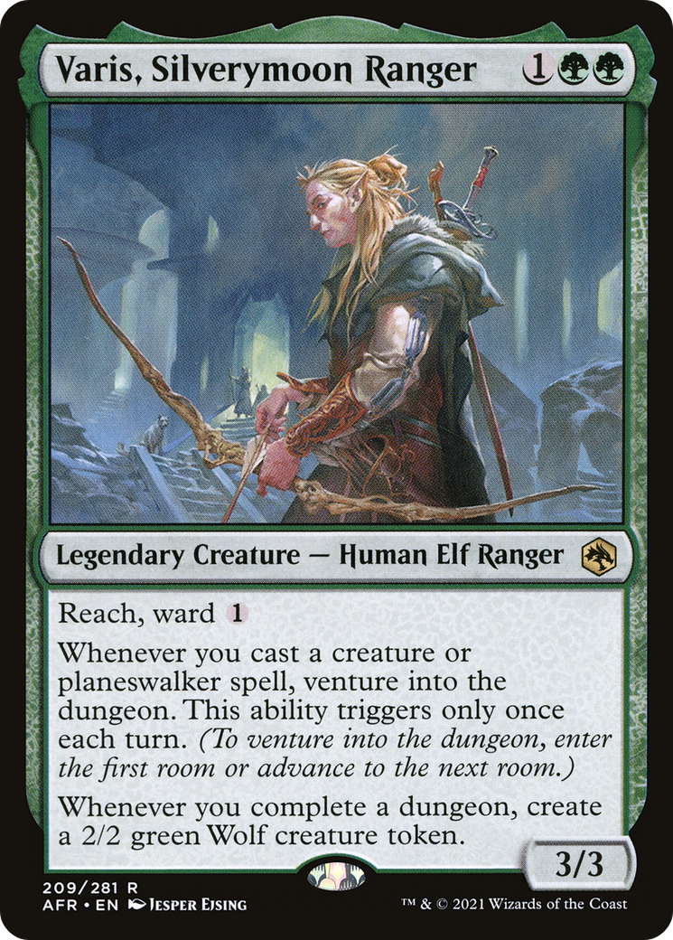 Varis, Silverymoon Ranger (AFR-209) - Adventures in the Forgotten Realms Foil