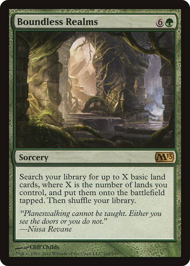 Boundless Realms (M13-162)  Foil - Magic 2013