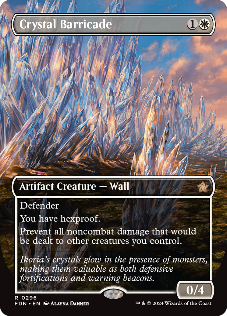 Crystal Barricade (Borderless) (FDN-296)  - Foundations