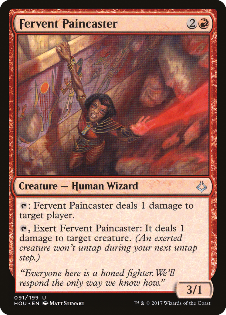 Fervent Paincaster (HOU-091)  Foil - Hour of Devastation