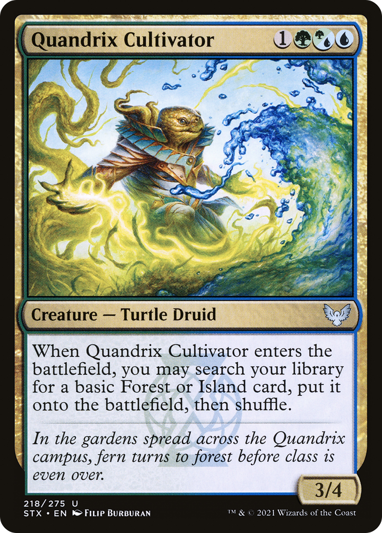 Quandrix Cultivator (STX-218)  - Strixhaven: School of Mages