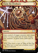 Claim the Firstborn (STA-037)  - Strixhaven Mystical Archive: (Showcase) (Borderless)