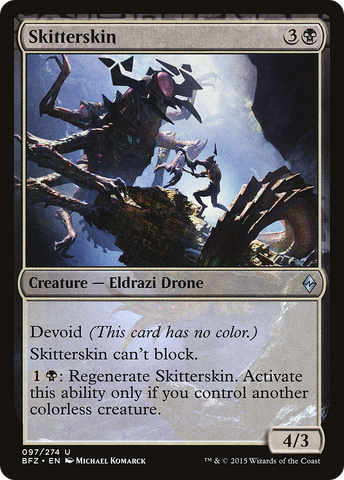 Skitterskin (BFZ-097)  - Battle for Zendikar: (devoid)