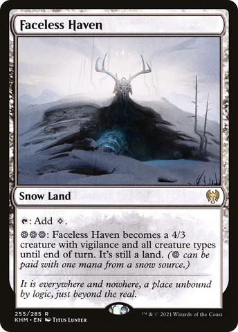 Faceless Haven (KHM-255)  - Kaldheim: (snow)