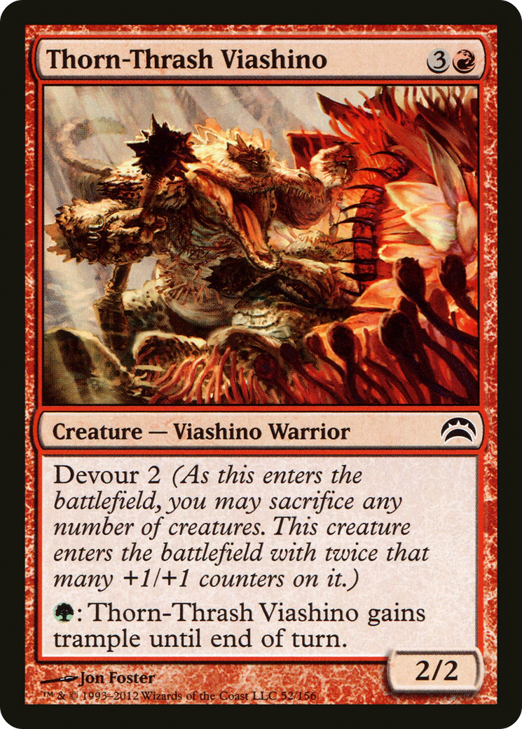 Thorn-Thrash Viashino (PC2-052)  Foil - Planechase 2012