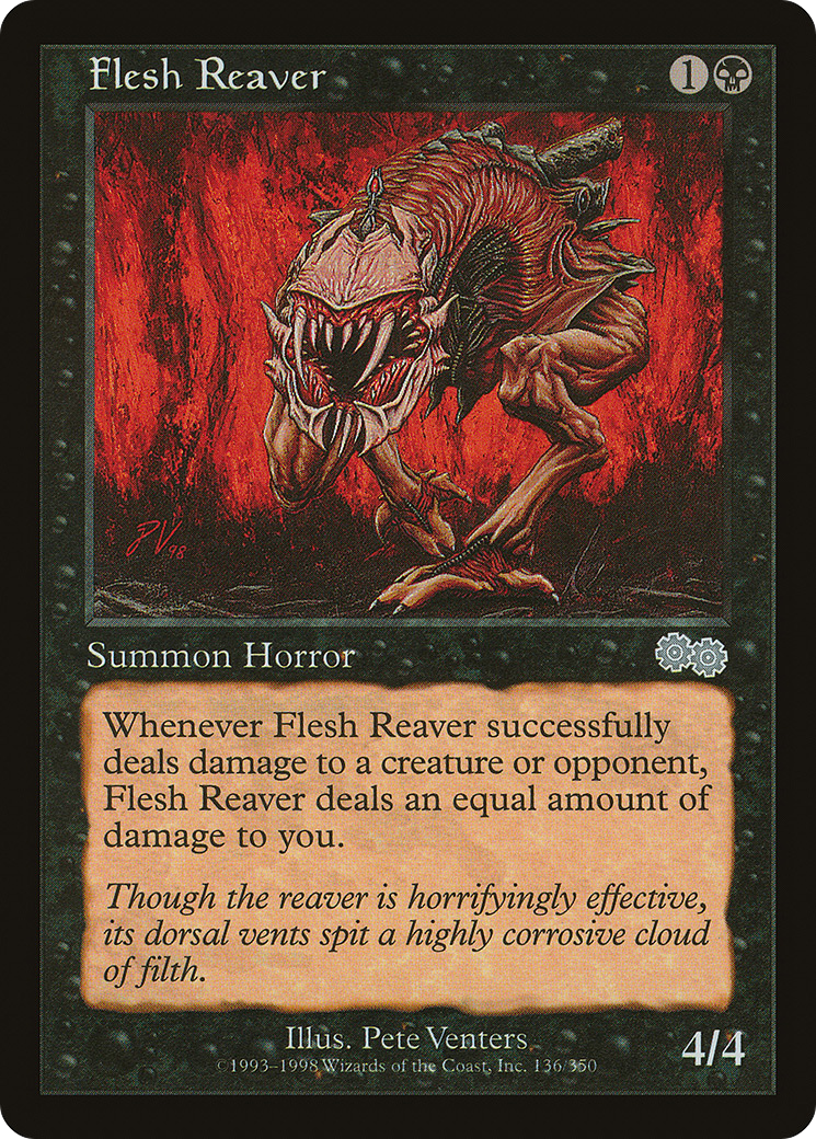 Flesh Reaver (USG-136)  - Urza's Saga