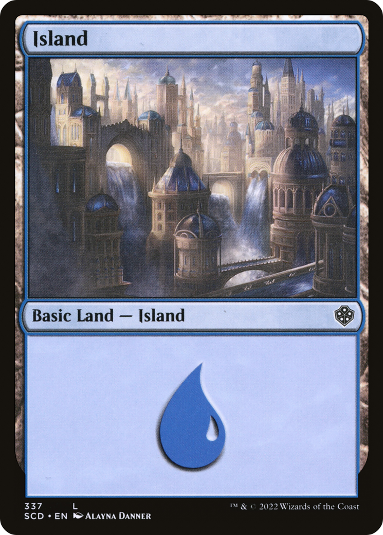 Island (337) (SCD-337)  - Starter Commander Decks