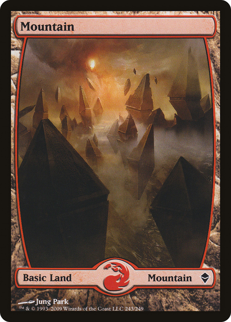 Mountain (243) - Full Art (ZEN-243)  - Zendikar