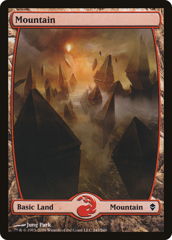 Mountain (243) - Full Art (ZEN-243) - Zendikar