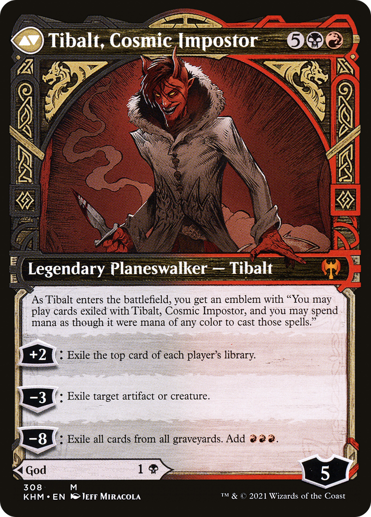 Valki, God of Lies (Showcase) (KHM-308) - Kaldheim: (Showcase) Foil
