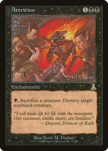 Attrition (UDS-052)  Foil - Urza's Destiny