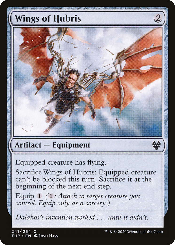 Wings of Hubris (THB-241)  Foil - Theros Beyond Death