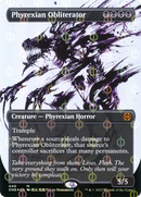 Phyrexian Obliterator (Showcase) (Step-and-Compleat Foil) (ONE-440)  Foil - Phyrexia: All Will Be One: (Showcase) (Borderless)
