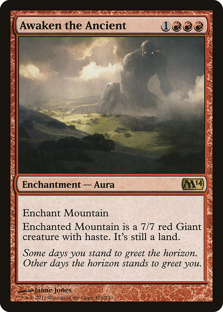 Awaken the Ancient (M14-126)  - Magic 2014