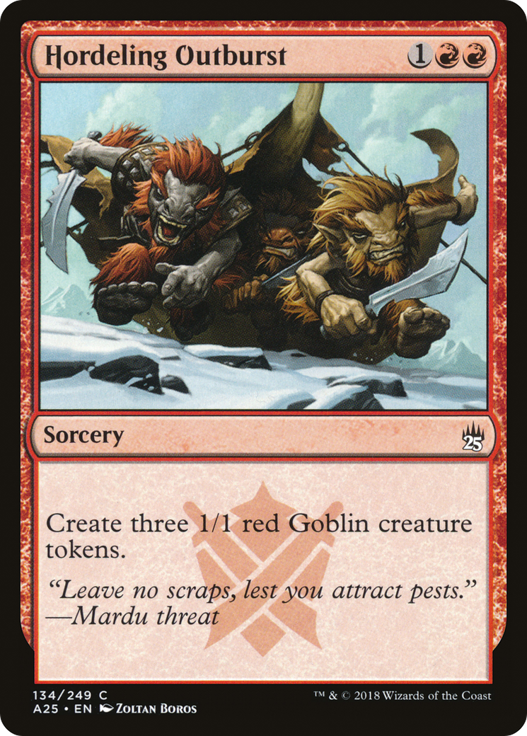 Hordeling Outburst (A25-134)  Foil - Masters 25