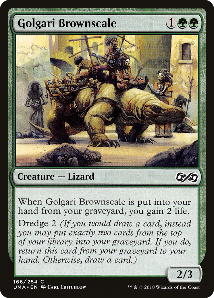 Golgari Brownscale (UMA-166)  - Ultimate Masters