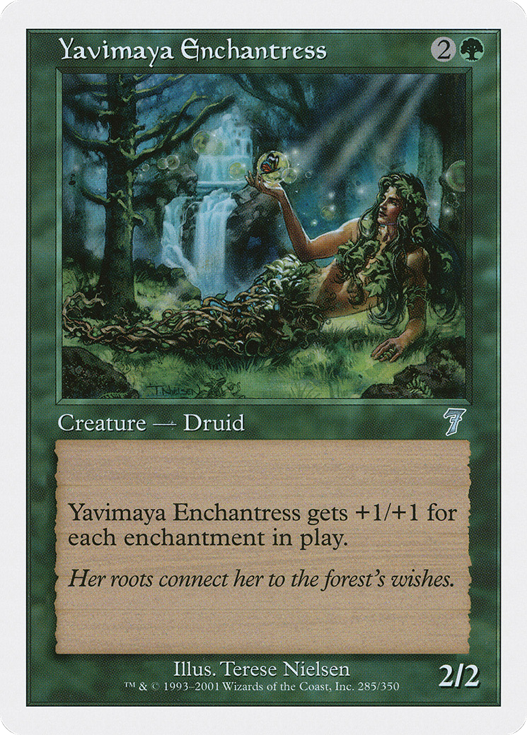 Yavimaya Enchantress (7ED-285) - Seventh Edition