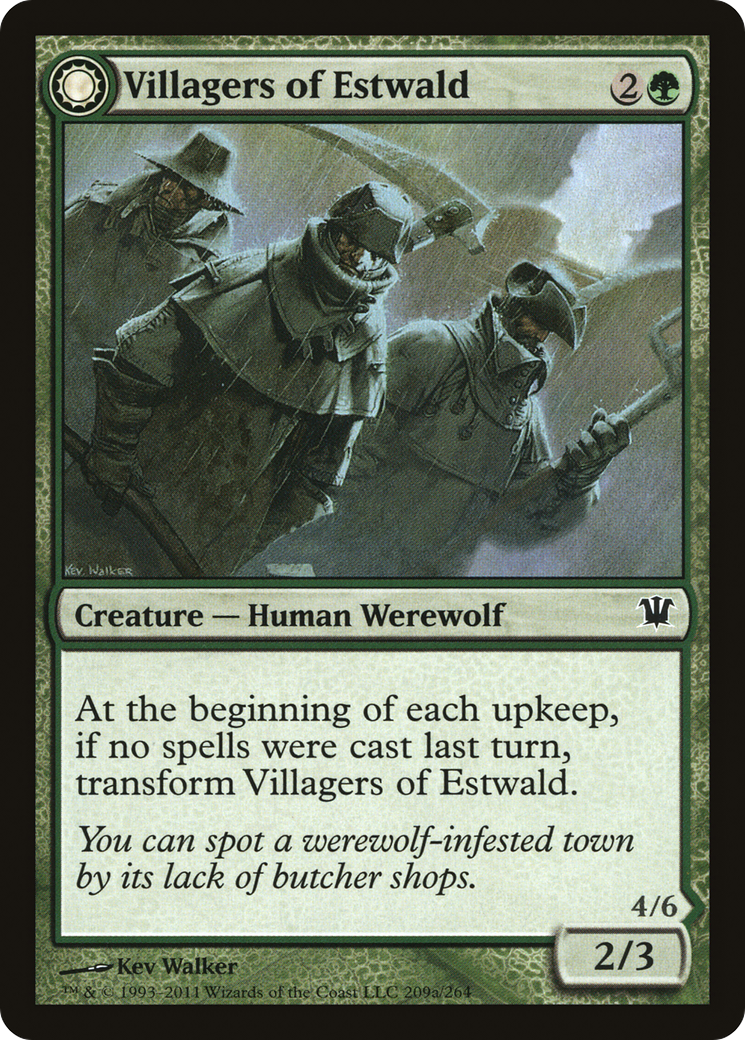 Villagers of Estwald (ISD-209) - Innistrad: (Double Faced Transform)