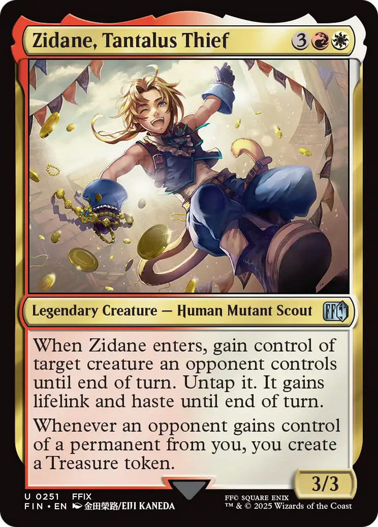 Zidane, Tantalus Thief (FIN-251)  - FINAL FANTASY