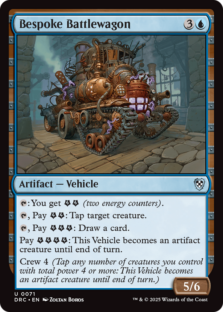 Bespoke Battlewagon (DRC-071)  - Commander: Aetherdrift