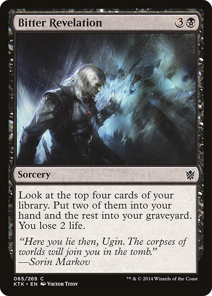 Bitter Revelation (KTK-065)  - Khans of Tarkir