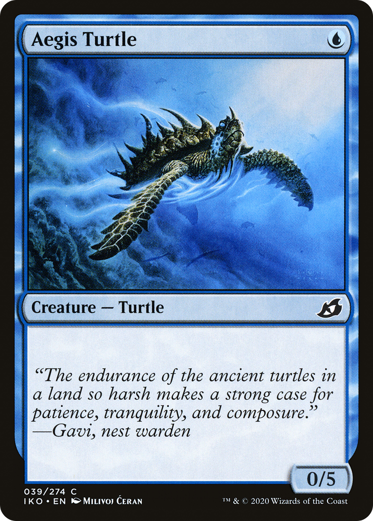 Aegis Turtle (IKO-039)  Foil - Ikoria: Lair of Behemoths