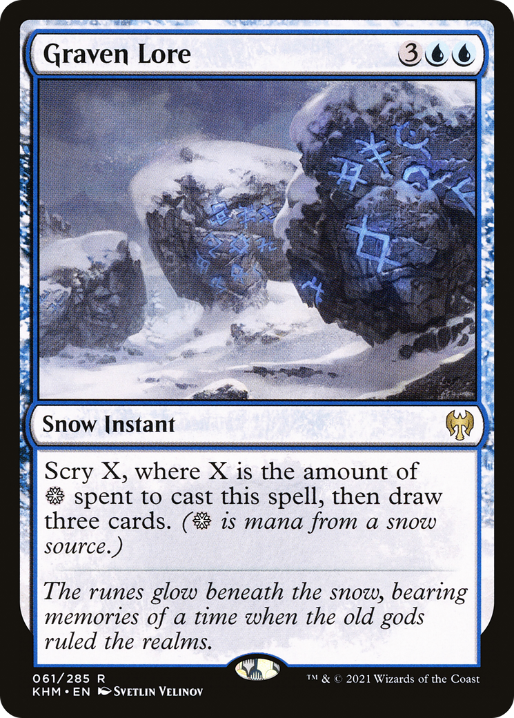 Graven Lore (KHM-061)  Foil - Kaldheim
