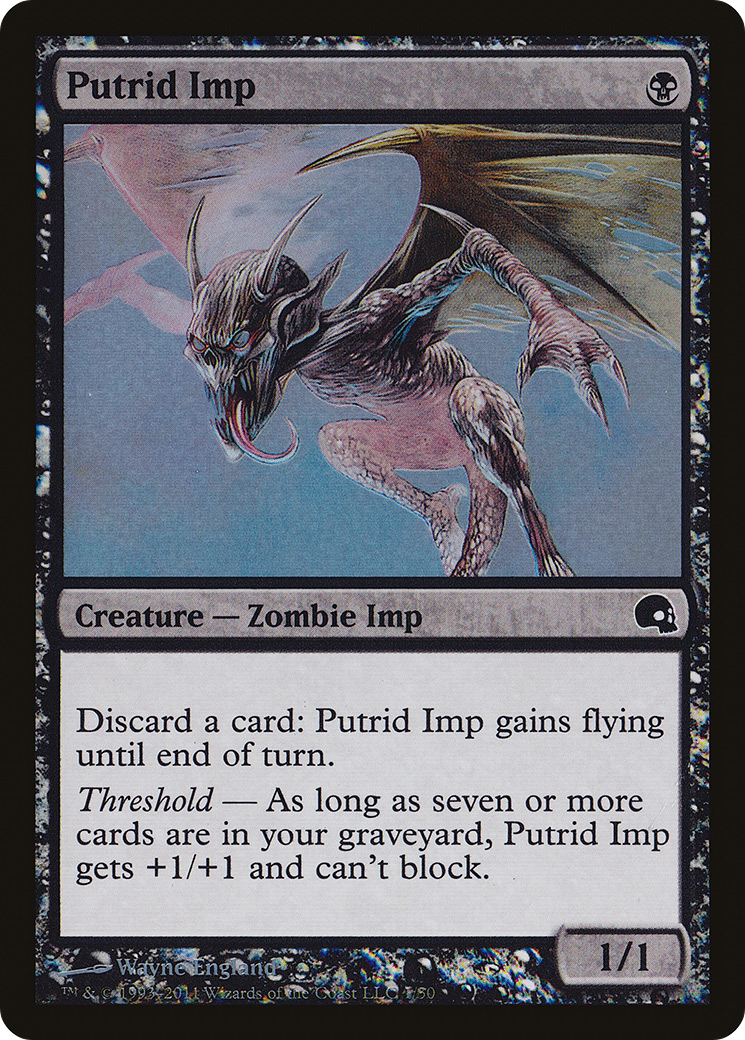 Putrid Imp (GRV-001)  Foil - Premium Deck Series: Graveborn
