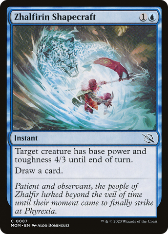Zhalfirin Shapecraft (MOM-087)  Foil - March of the Machine