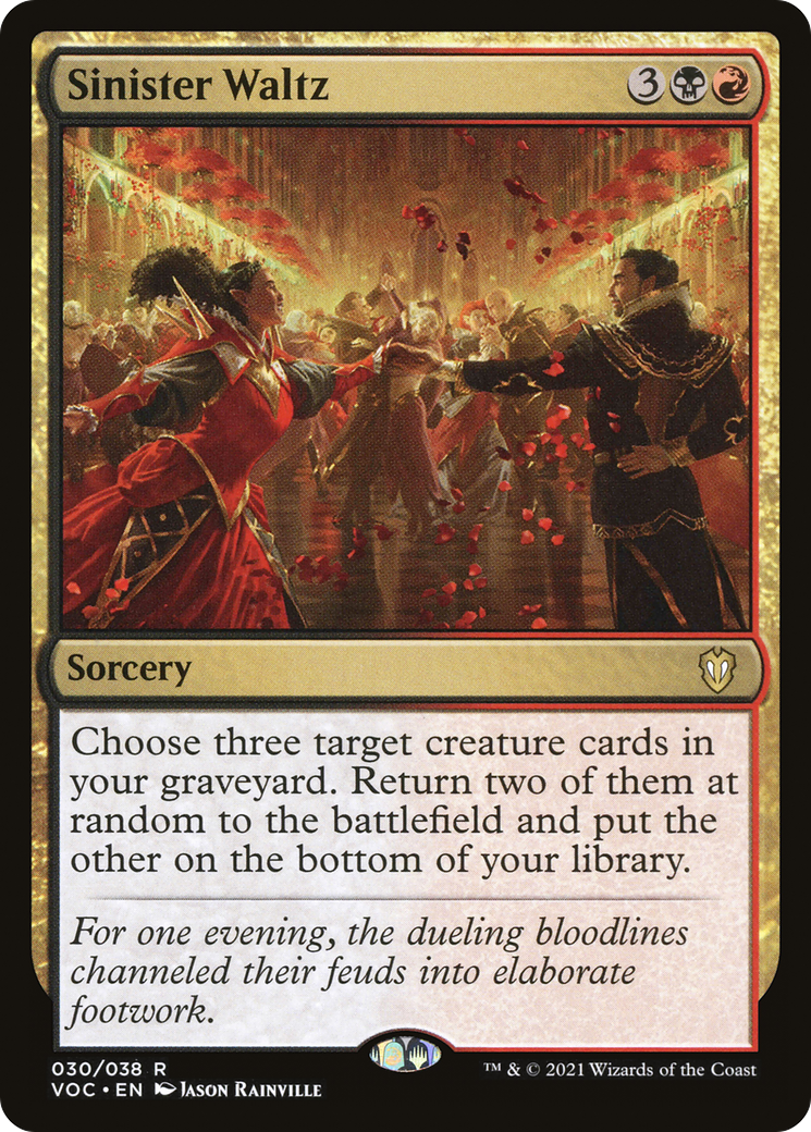 Sinister Waltz (VOC-030)  - Crimson Vow Commander