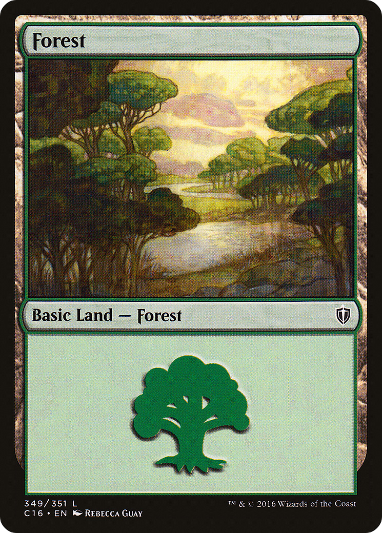 Forest (349) (C16-349)  - Commander 2016