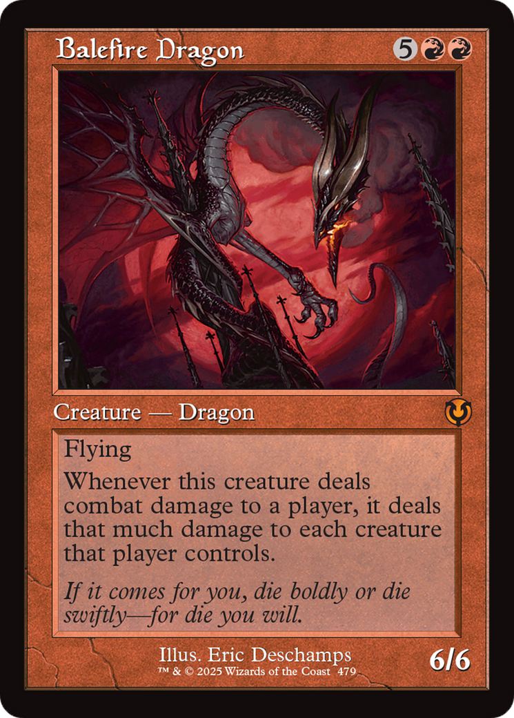 Balefire Dragon (Retro Frame) (INR-479) - Innistrad Remastered Foil