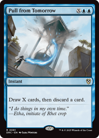 Pull from Tomorrow (DRC-081)  - Commander: Aetherdrift