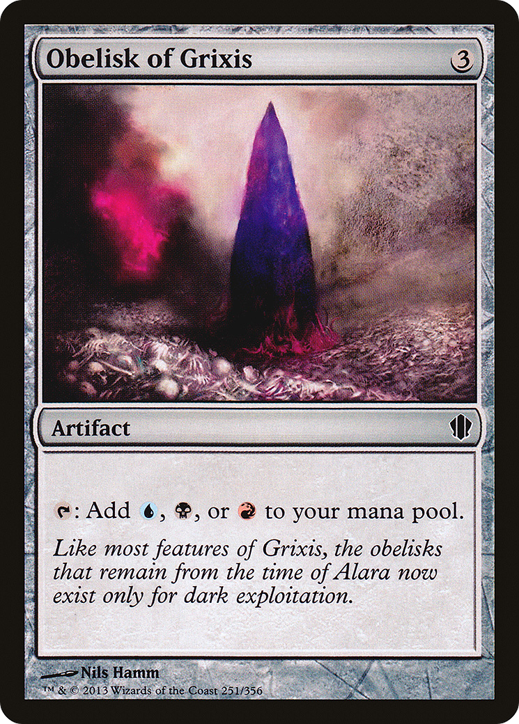 Obelisk of Grixis (C13-251)  - Commander 2013