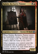 Kalain, Reclusive Painter (AFR-225)  Foil - Adventures in the Forgotten Realms