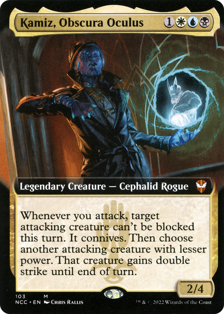 Kamiz, Obscura Oculus (Extended Art) (NCC-103) - New Capenna Commander: (Extended Art) Foil