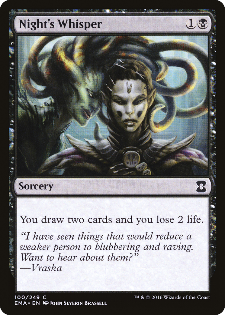 Night's Whisper (EMA-100)  Foil - Eternal Masters