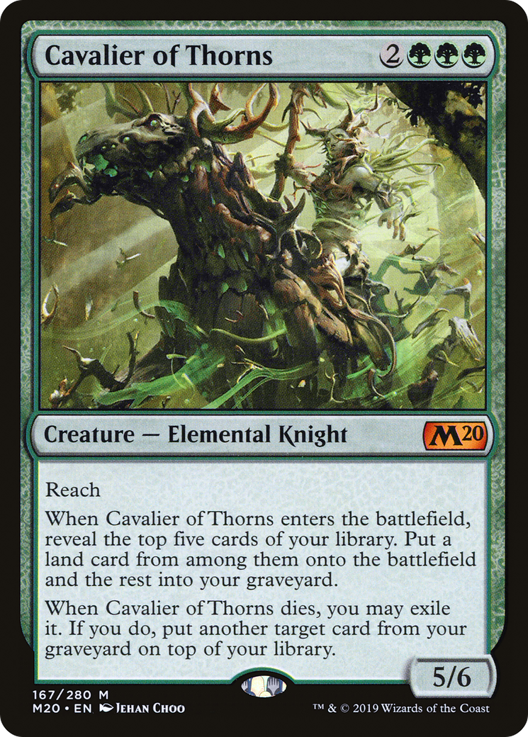 Cavalier of Thorns (M20-167)  - Core Set 2020