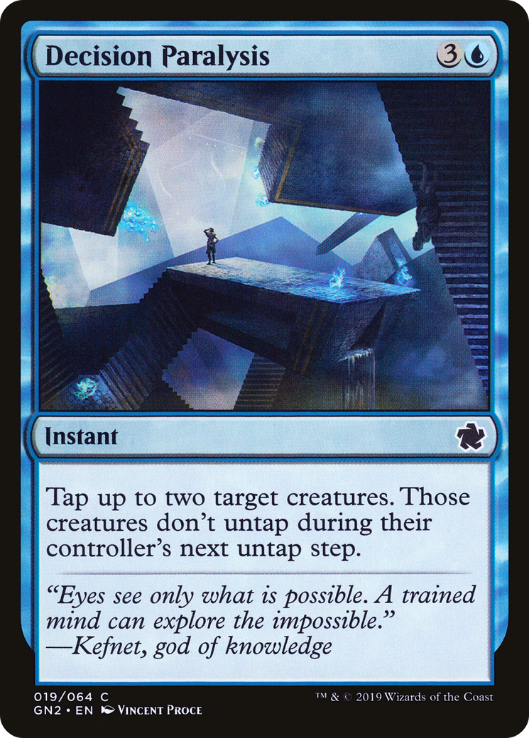 Decision Paralysis (GN2-019)  - Game Night 2019