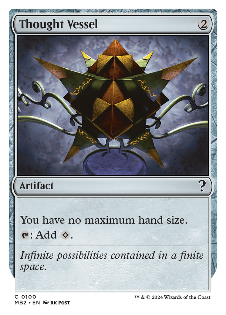 Thought Vessel (White Border) (MB2-100)  - Mystery Booster 2