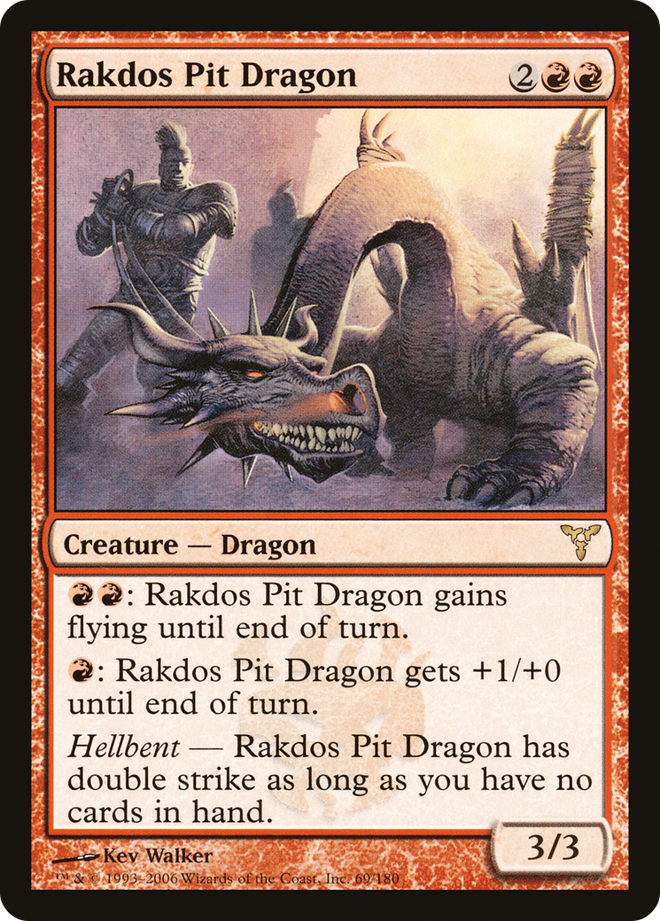 Rakdos Pit Dragon (DIS-069)  Foil - Dissension