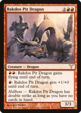 Rakdos Pit Dragon (DIS-069)  Foil - Dissension