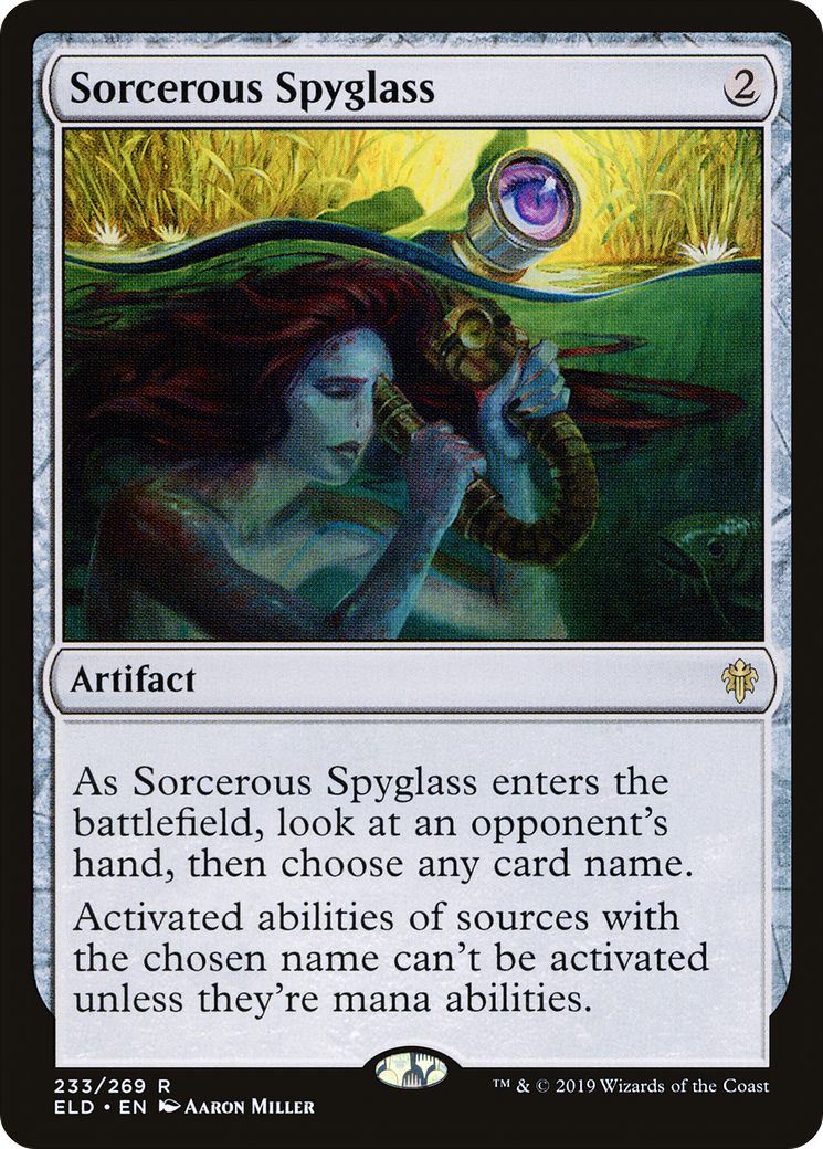 Sorcerous Spyglass (ELD-233) - Throne of Eldraine Foil