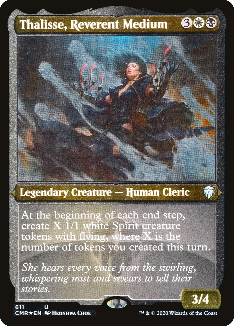 Thalisse, Reverent Medium (Foil Etched) (CMR-611)  Foil - Commander Legends