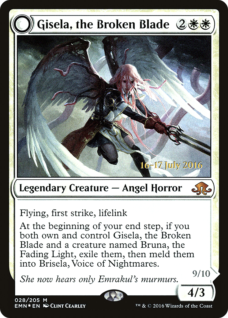 Gisela, the Broken Blade (PRE-028)  Foil - Eldritch Moon Promos: (mooneldrazidfc)